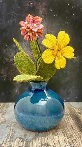 The Mini Bud Vase - Aqua Marine