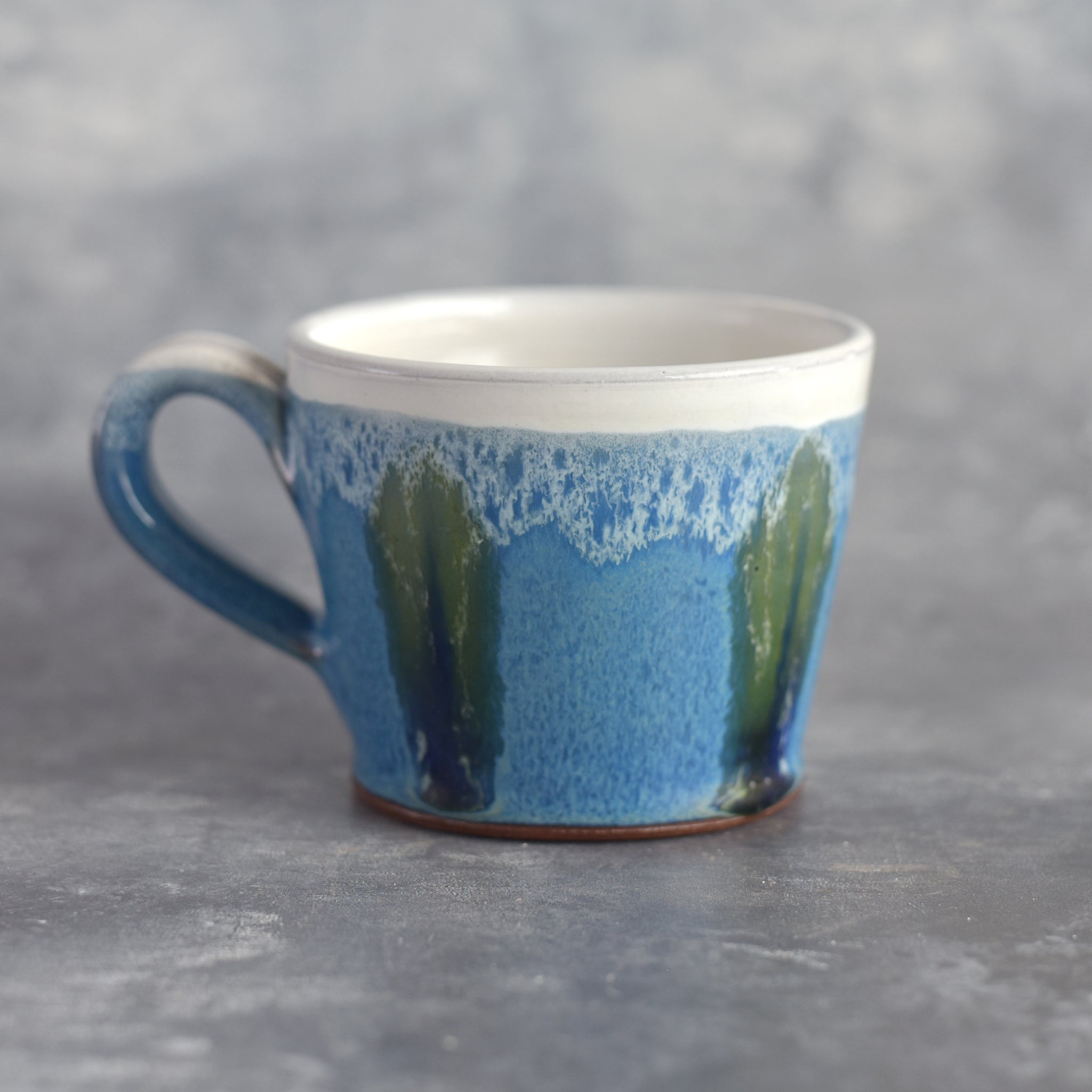 Barista Series Mug Medium - Peacock Feather