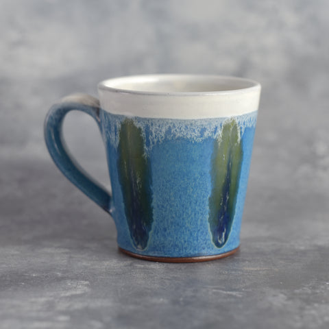 Barista Series Mug Large - Peacock Feather